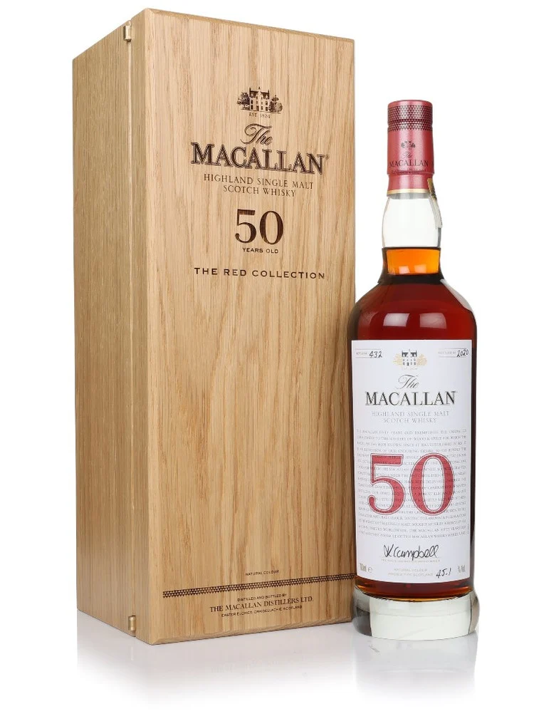 The Macallan 50 Year Old The Red Collection 2020